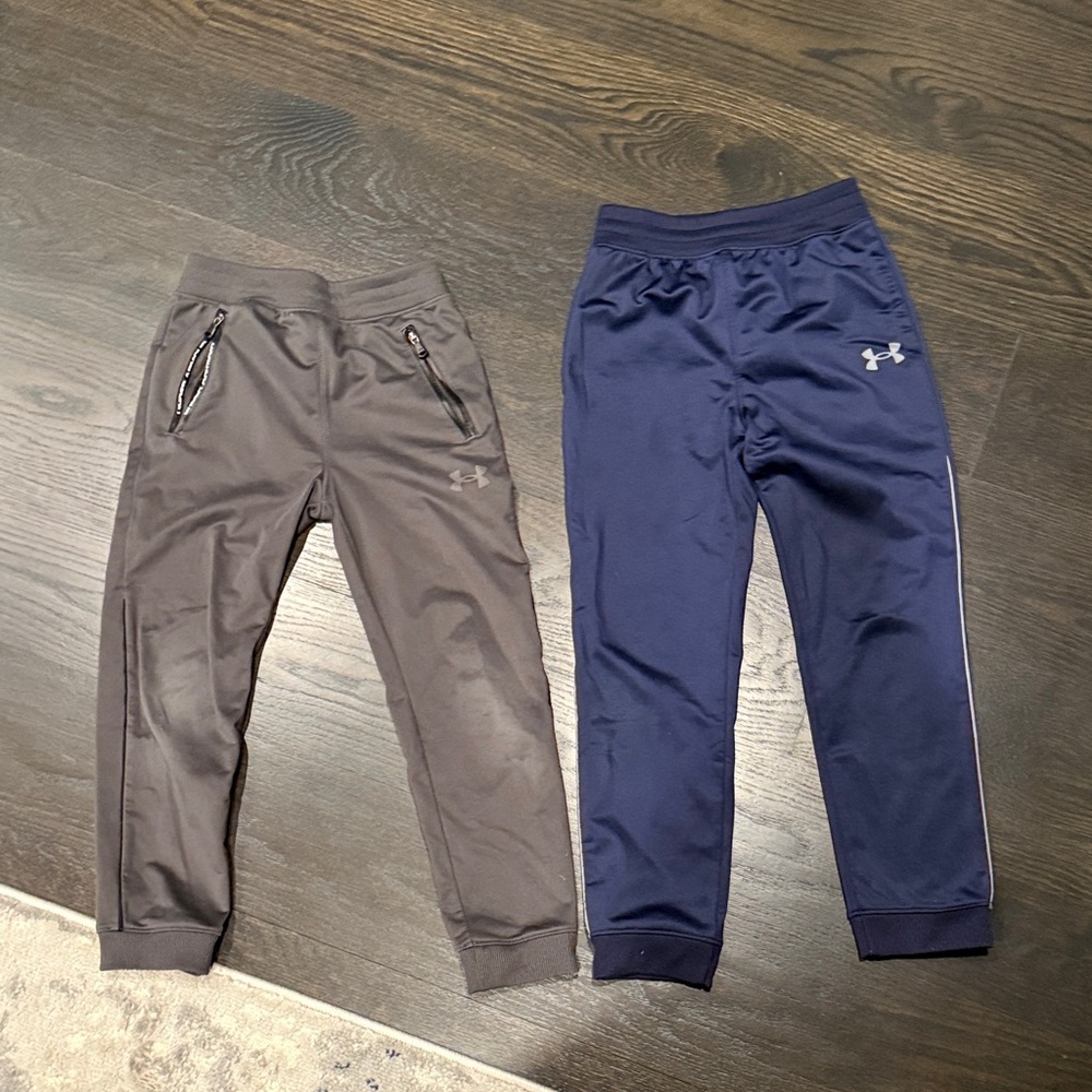 Under Armour Kids Sweatpants - Black and Blue